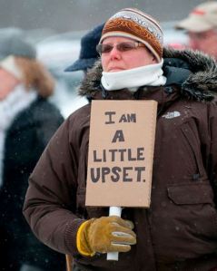 Upset photo