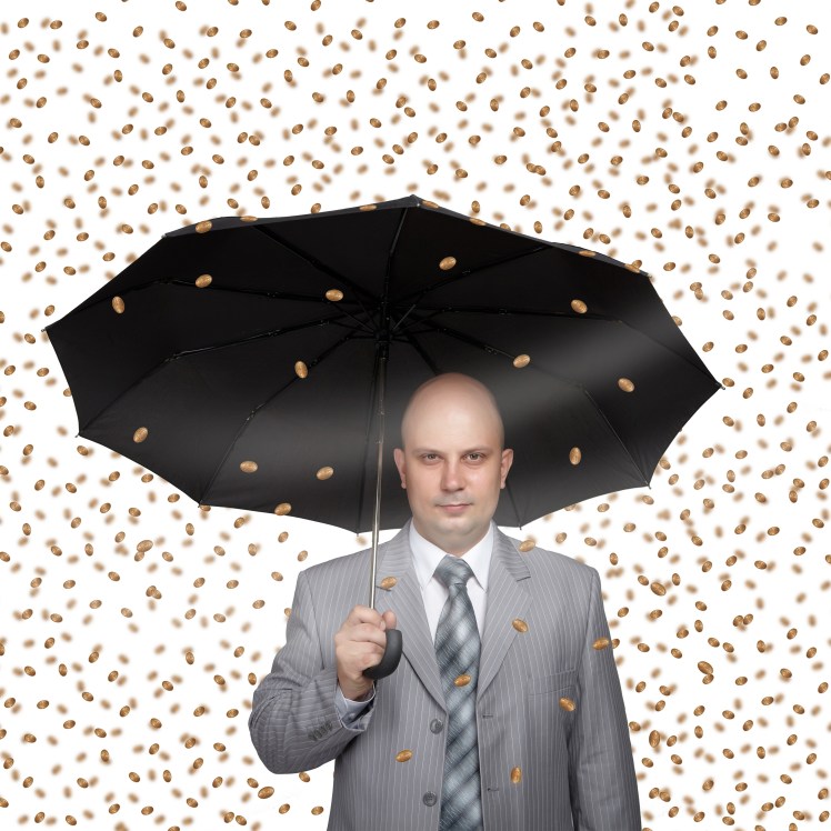 Raining money